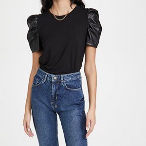 Generation Love Penny Vegan Leather Top (NWT)